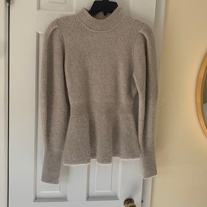 Peplum Alpaca blend sweater by H&M